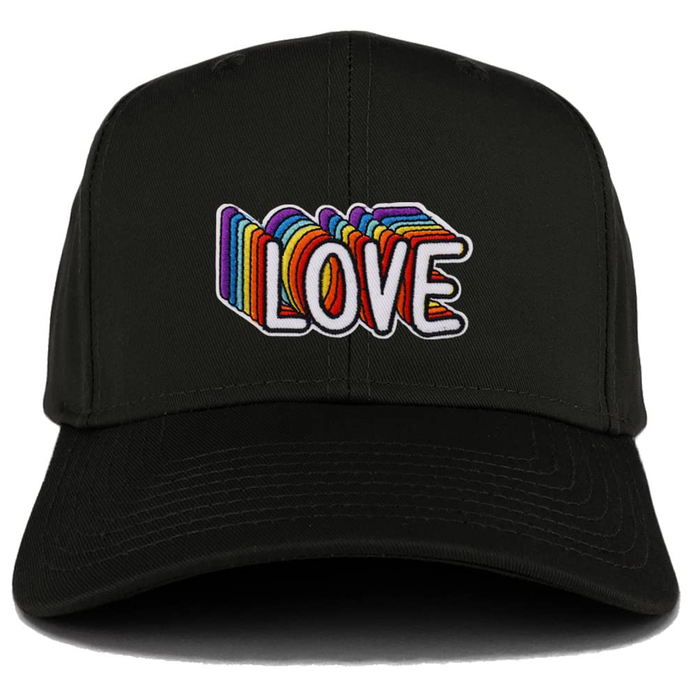LGBTQ Pride Rainbow Patch Embroidered Baseball Cap - Trendy Unisex Adjustable Hat for LGBTQ+ Support, Gay Pride Events & Everyday Fashion
