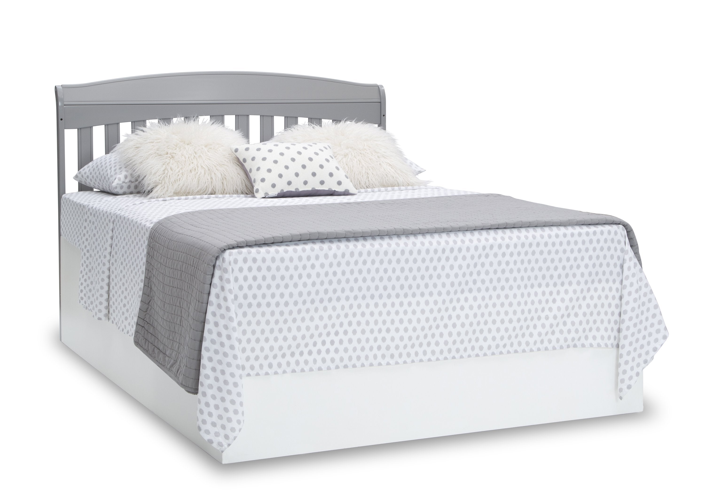 Colton 6-in-1 Convertible Baby Crib - Toddler Bed, Daybed & Full-Size Bed - Safe Nursery Furniture for Newborn to Teen - Perfect for Modern Nurseries & Kids' Bedrooms