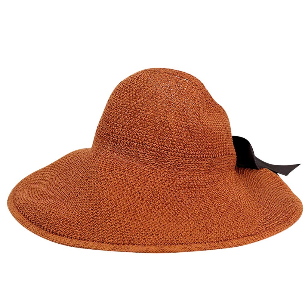 Elegant Foldable Fedora Hat for Women - Summer Beach & Travel Cap