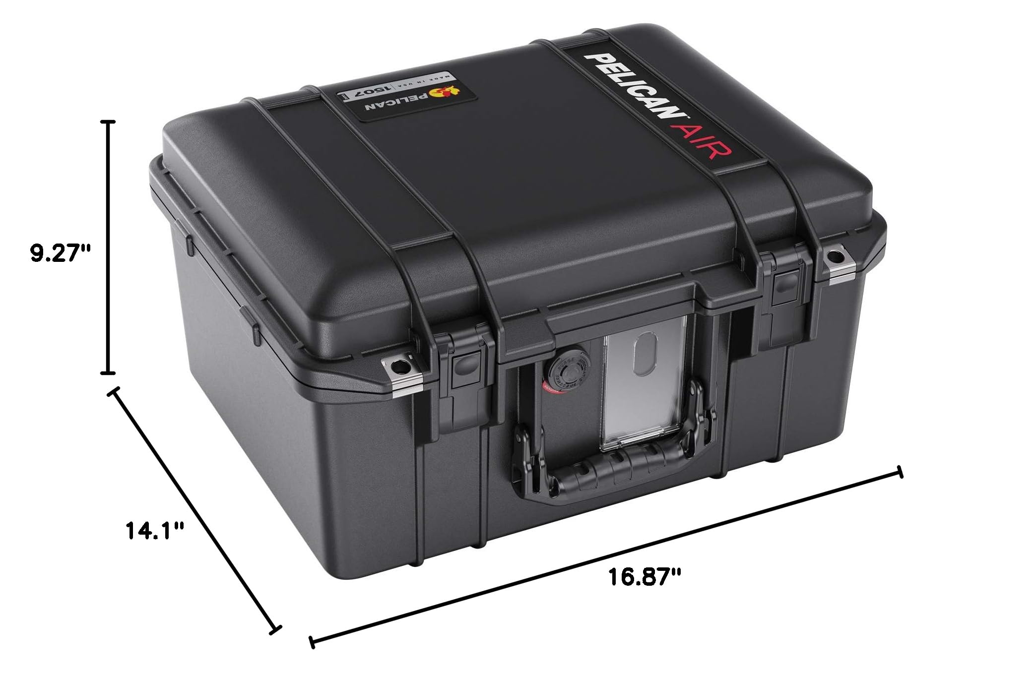 Pelican Air 1507 Protective Case with Trekpack Dividers - Lightweight Waterproof Hard Case for Camera, Drone & Electronics - Perfect for Travel, Outdoor Adventures & Professional Equipment Storage