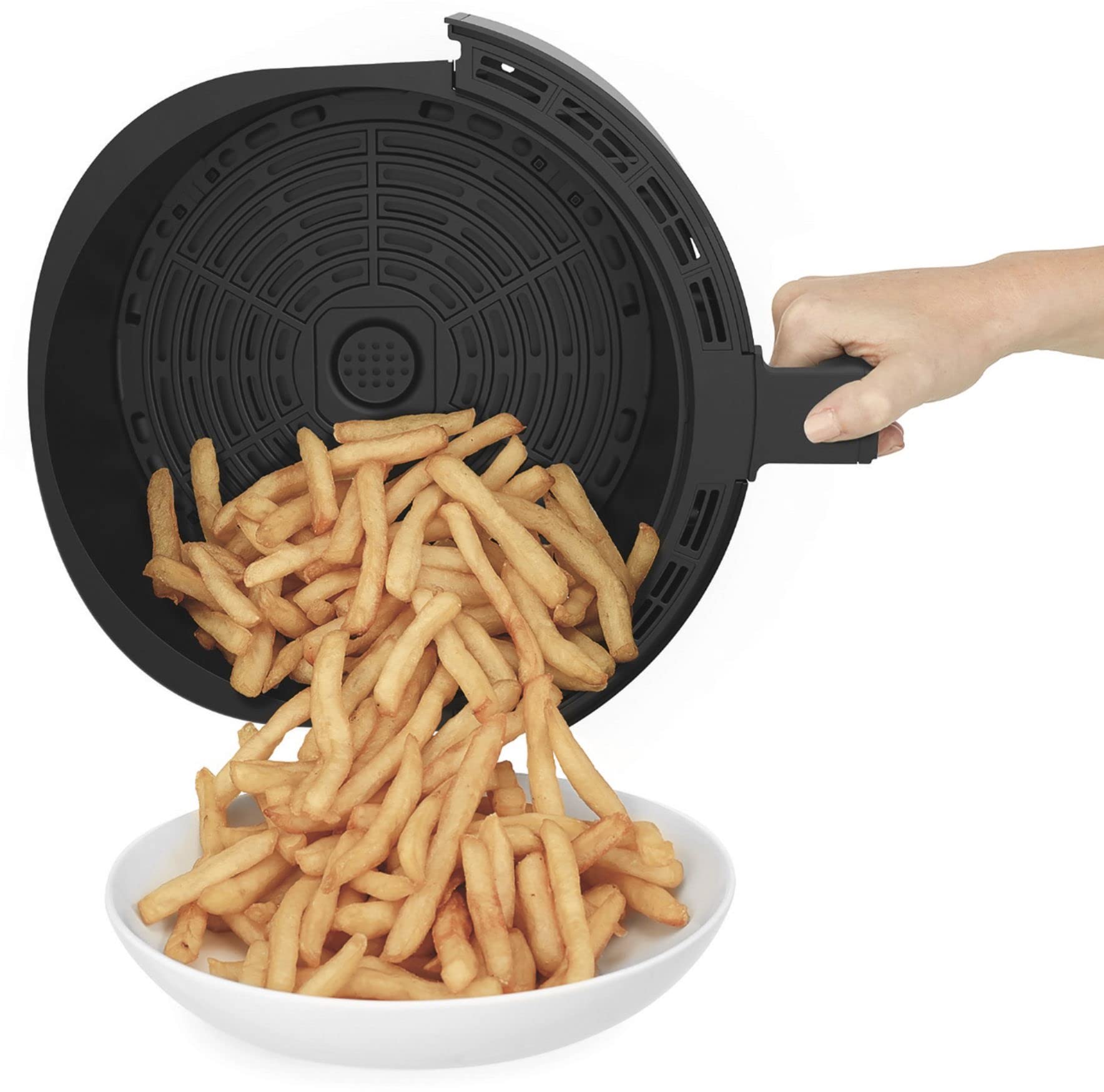 Bella Pro Series 8 Quart Touchscreen Digital Air Fryer - Stainless Steel Design for Healthy Cooking | Perfect for Frying, Baking, Roasting & Reheating | Ideal for Family Meals & Party Snacks