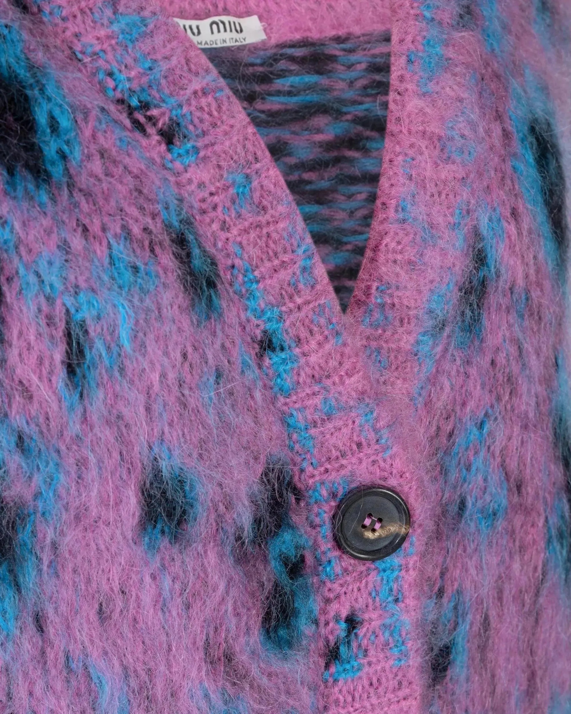 Stylish Mohair Leopard Print F3 Cardigan for Women - Soft Chunky Knit Sweater | Perfect for Fall, Winter & Casual Outfits
