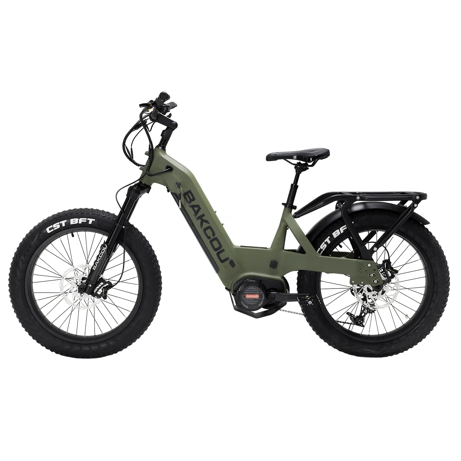 Bakcou Mule SD 24 Electric Bike - 750W Bafang Motor, 48V 17.5Ah Battery, All-Terrain Fat Tire eBike for Hunting, Camping & Off-Road Adventures