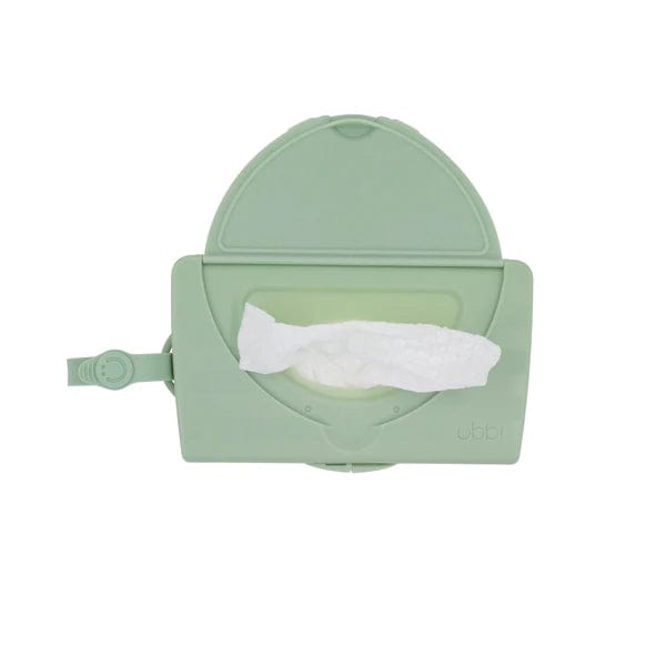 Ubbi On The Go Wipes Dispenser - Portable Baby Wipes Container for Diaper Changes, Travel & On-the-Go Convenience