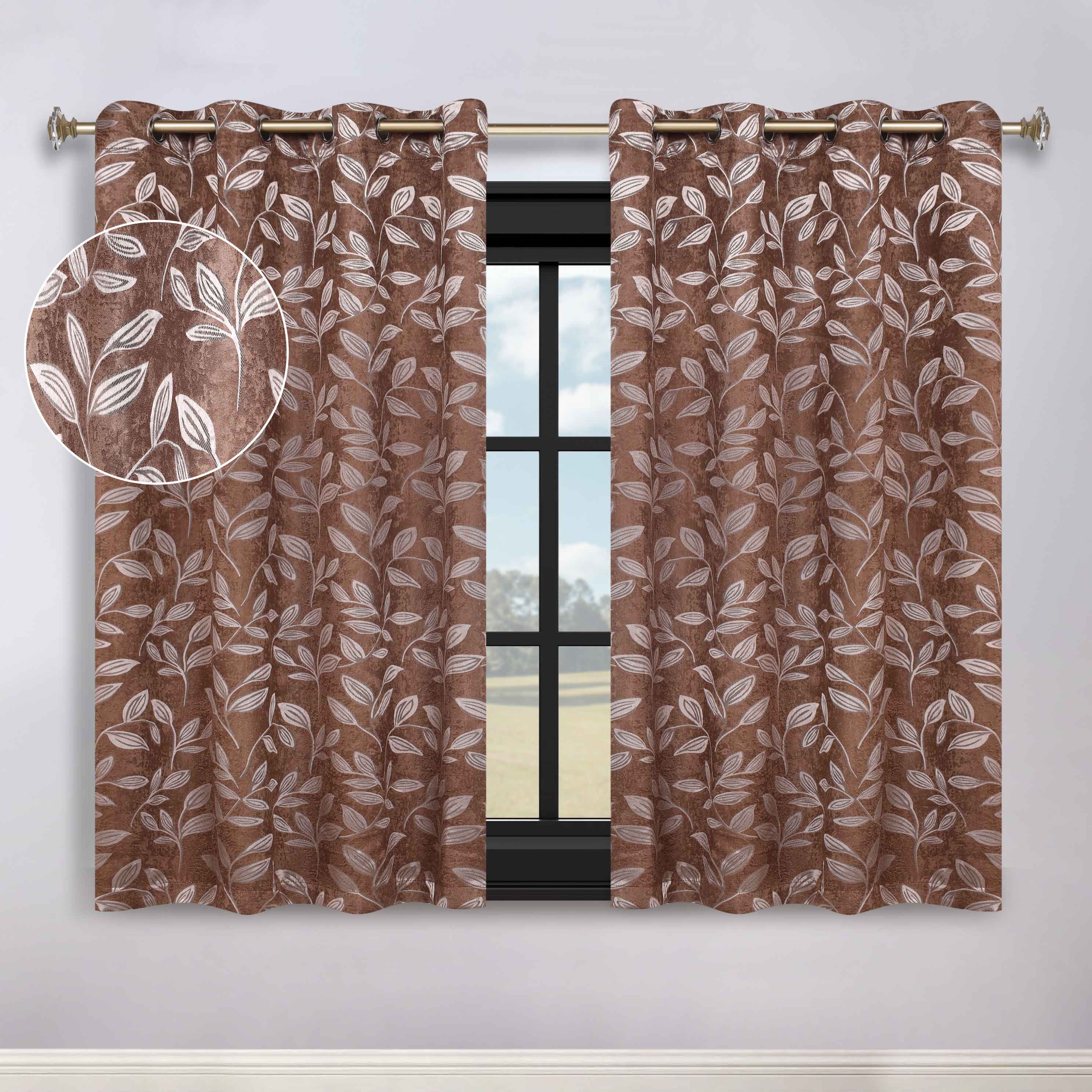 Machine Washable Blackout Curtains Set of 2 - Thermal Insulated Room Darkening Window Drapes for Bedroom & Living Room | Noise Reducing & Energy Saving Home Decor