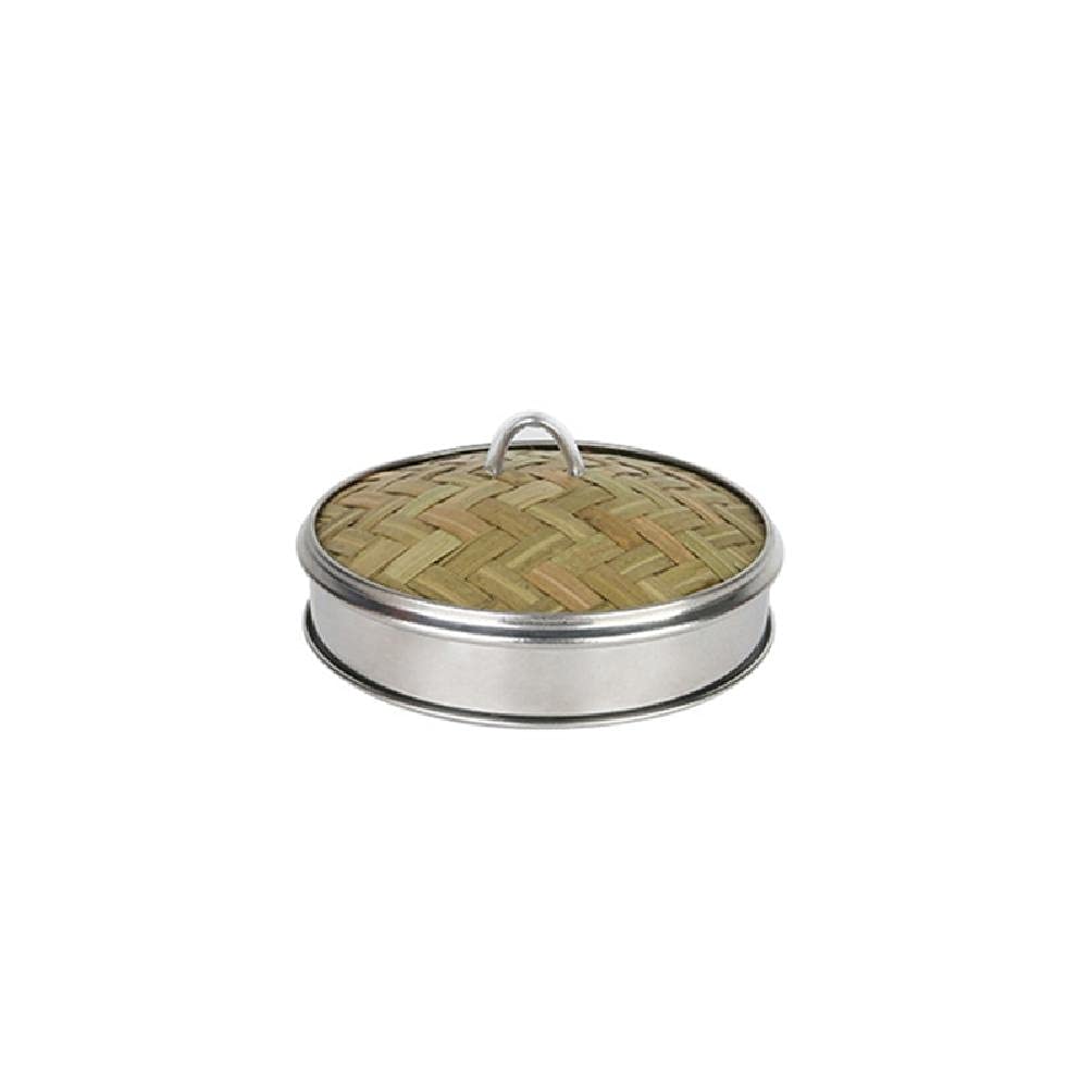 Premium Bamboo Steamer Lid Cover with Stainless Steel Handle - Perfect for Dim Sum, Buns, Dumplings & Asian Cooking | Durable Kitchen Accessory for Food Steamers & Cooking Baskets | Ideal for Home Chefs & Restaurant Use