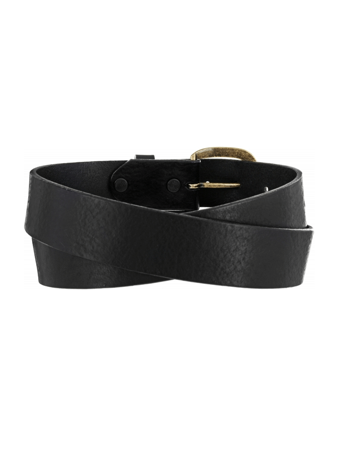 Justin 232BK Genuine Leather Work Belt for Men - Durable Black Casual Dress Belt for Business & Everyday Wear