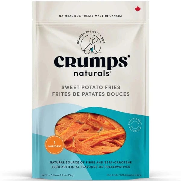 Crump's Naturals Sweet Potato Dog Treats - All-Natural, Grain-Free & Healthy Chews for Dogs - Perfect for Training, Rewards & Dental Health