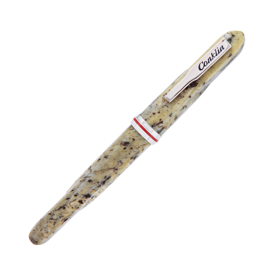 Conklin Empire Rollerball Pen - Premium Writing Instrument with Smooth Ink Flow - Perfect for Office, Journaling & Gift Giving (Oatmeal Color)