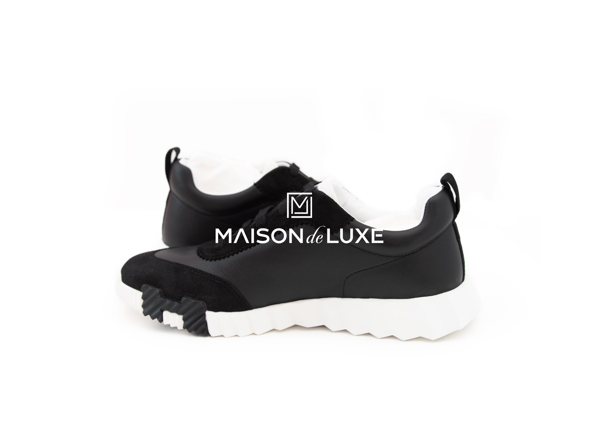 Hermes Men's Black Bouncing 43 Sneakers - Luxury Casual Shoes for Men | Perfect for Business, Travel & Everyday Wear