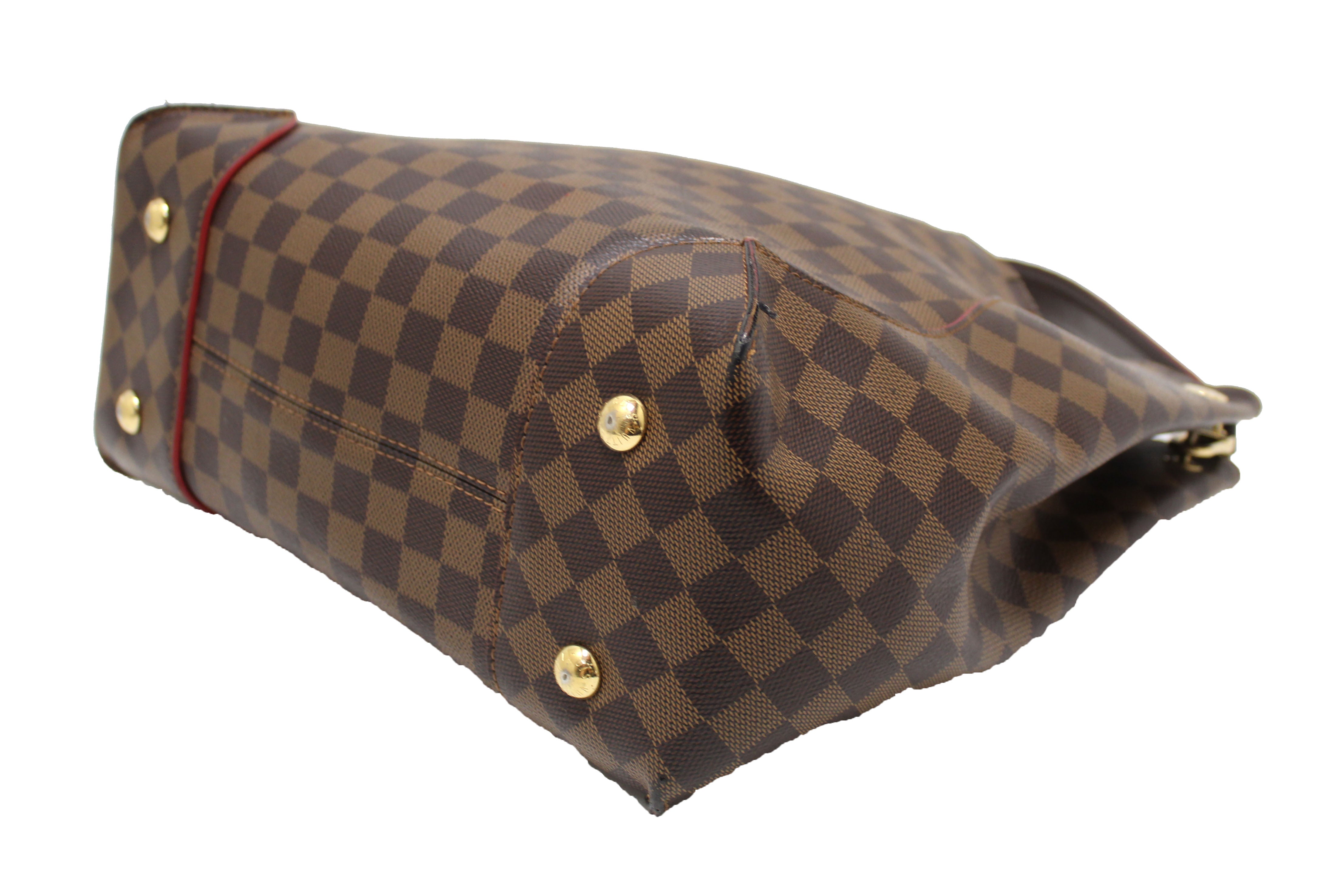 Authentic Louis Vuitton Damier Ebene Caissa Hobo Shoulder Bag - Luxury Designer Handbag for Women, Perfect for Work, Travel & Everyday Use