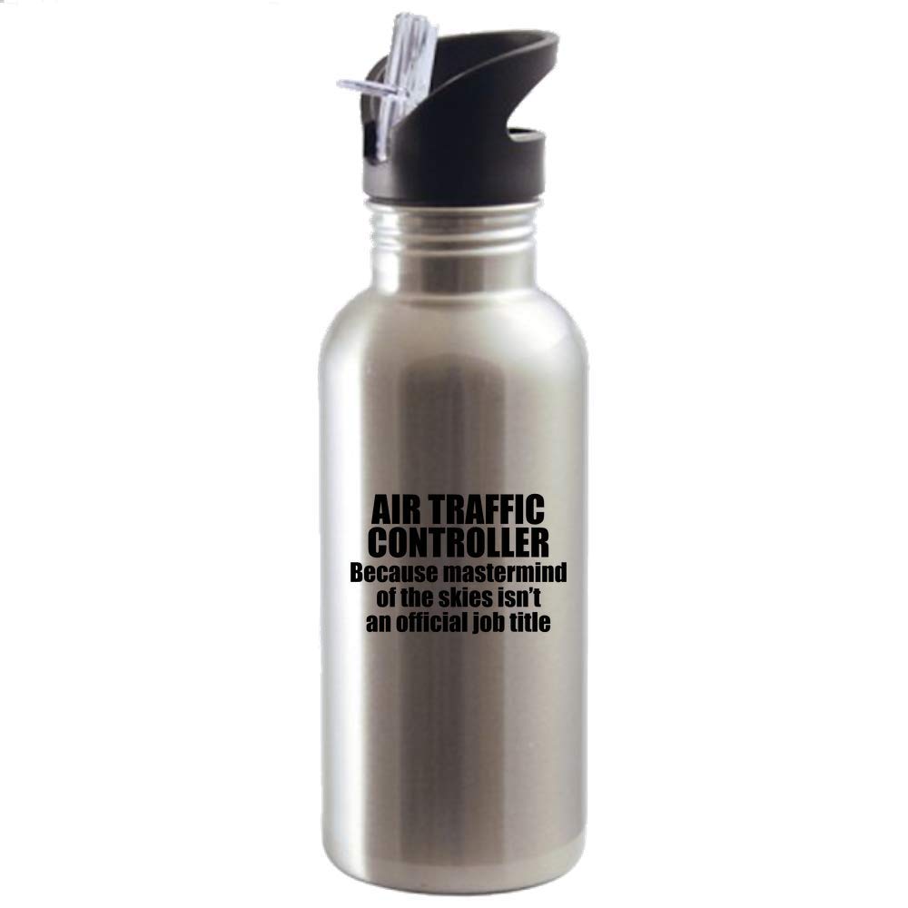 Funny Air Traffic Controller Gift - ATC Water Bottle for Aviation Enthusiasts - Perfect Pilot & Air Traffic Control Present - Great for Office, Travel & Aviation Themed Parties