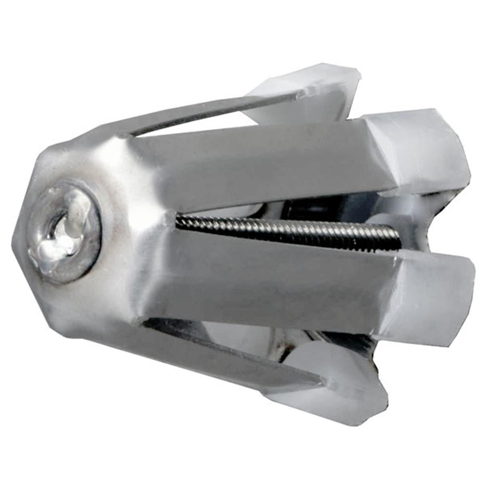 Bobrick B251 4-Wing Grab Bar Fastener Kit - Stainless Steel ADA Compliant Bathroom Safety Hardware for Showers & Toilets