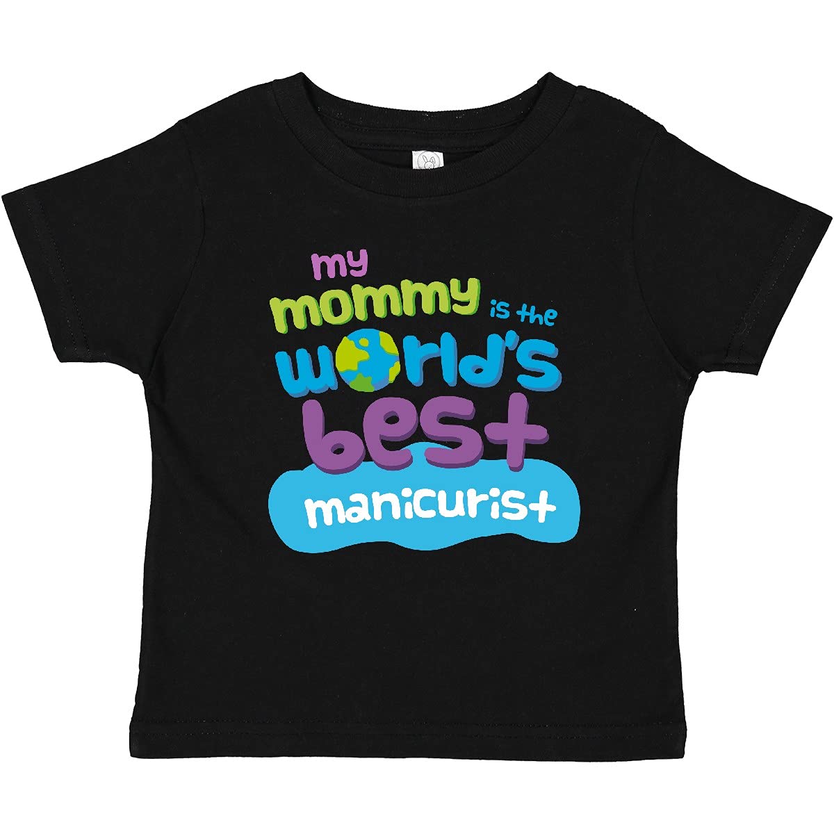 Inktastic Manicurist Mom Nail Artist Baby T-Shirt - Cute Graphic Tee for Toddlers & Infants - Perfect for Mother's Day, Baby Showers & Family Photos