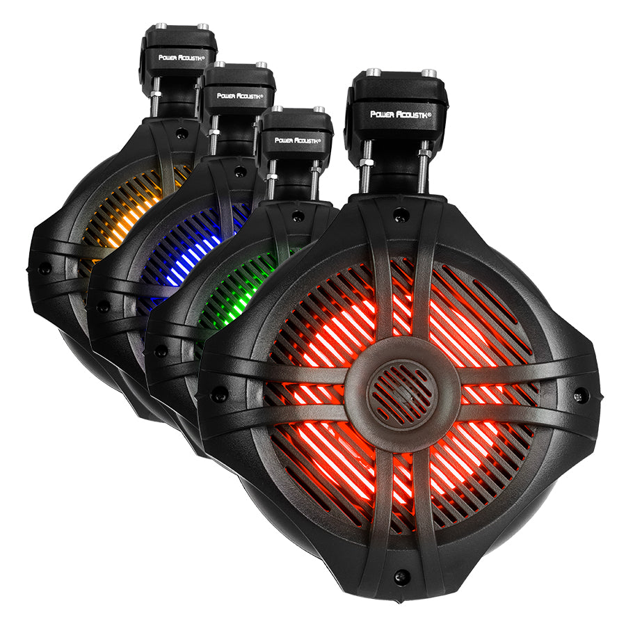 Power Acoustik MWT 80BL Marine Grade 8