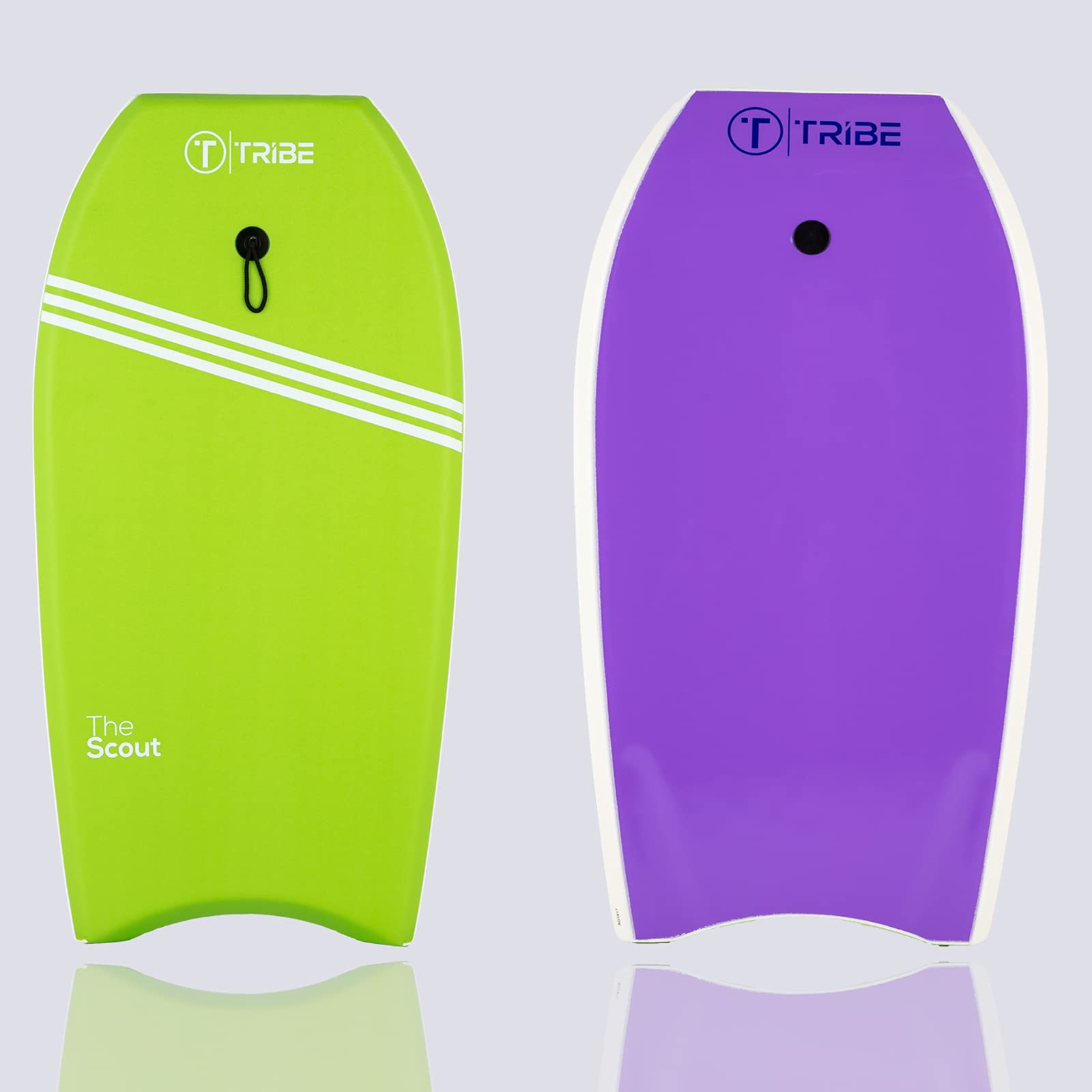 The Scout Bodyboard with Leash - Lightweight & Durable Bodyboard for Kids & Adults - Perfect for Beach, Pool & Wave Riding Fun
