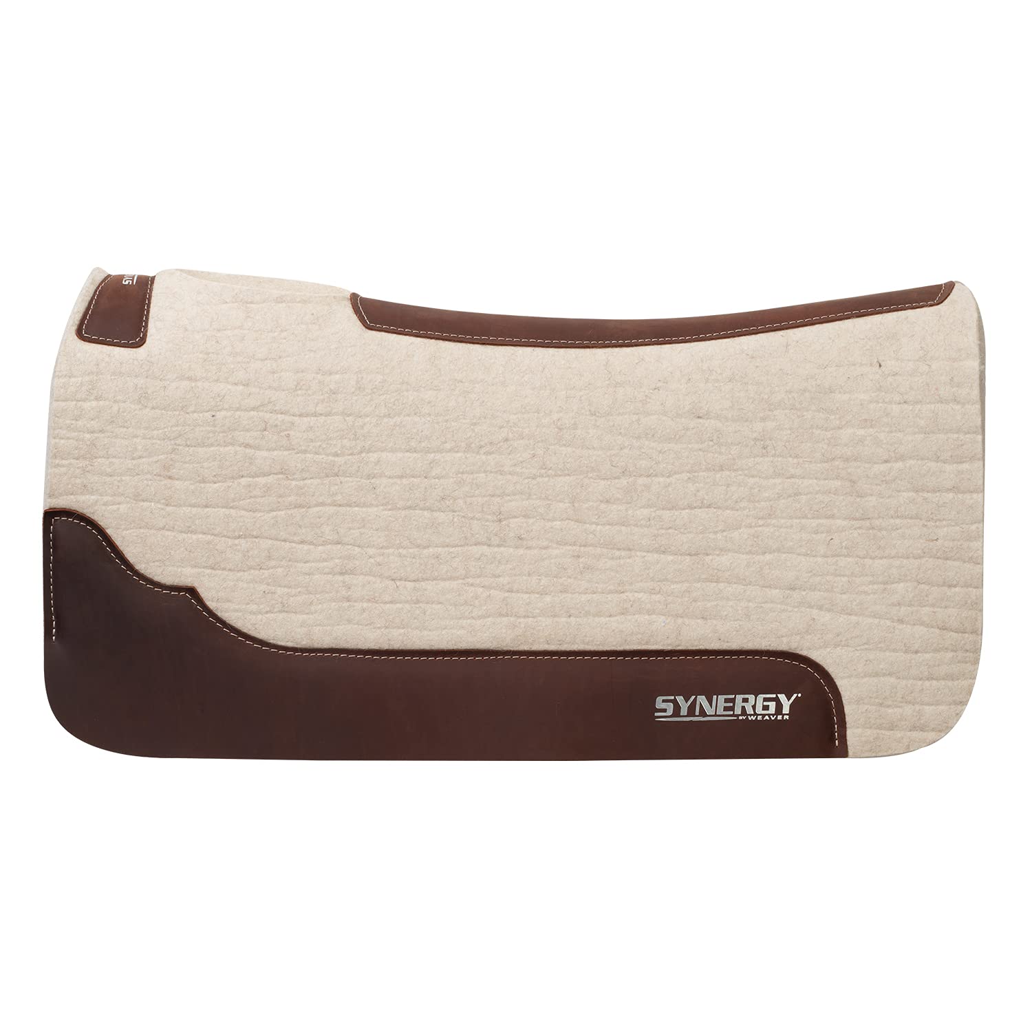 Weaver Leather Synergy Contoured Steam Pressed 100% Merino Wool Felt Performance Saddle Pad - 31