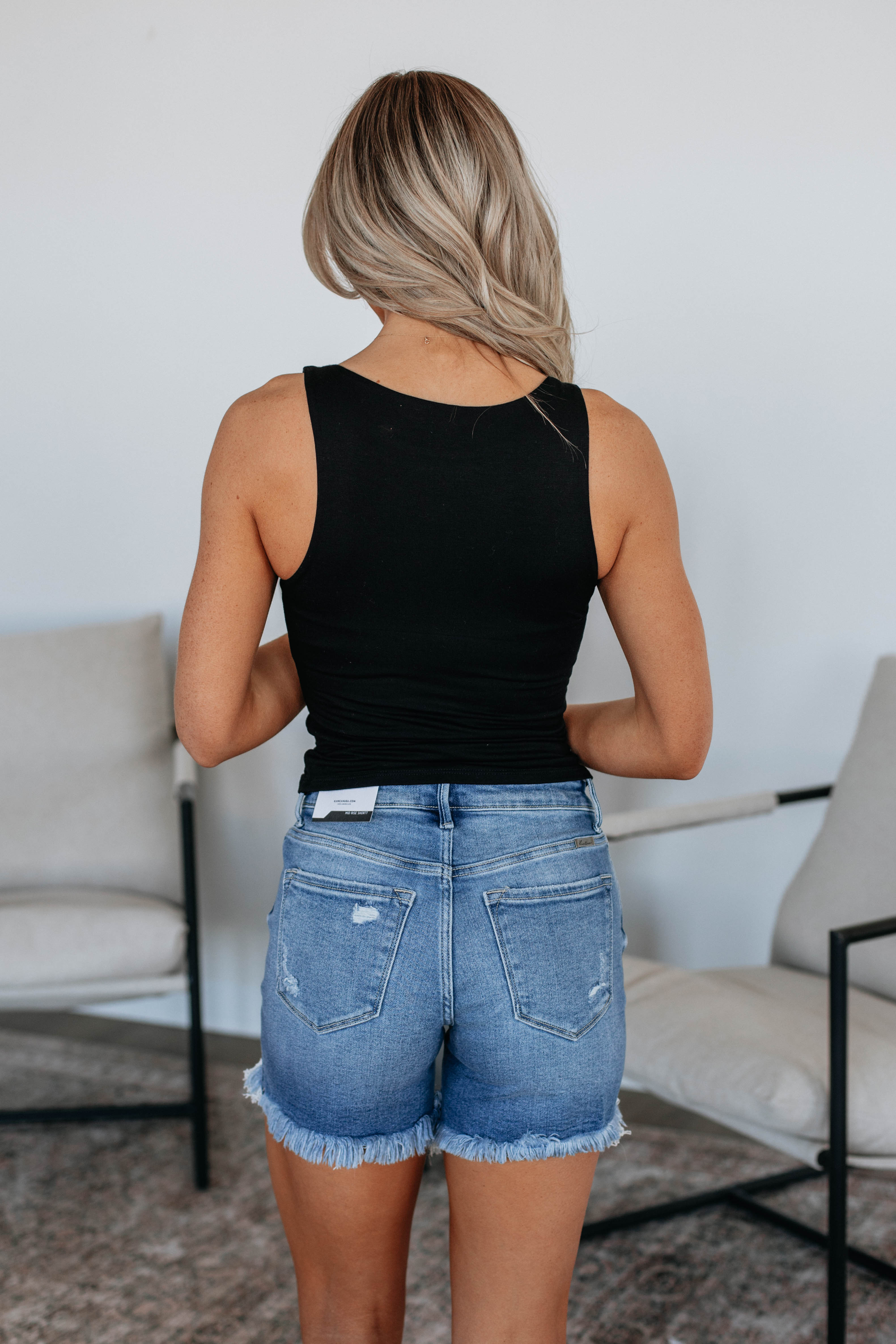 Ariel Basic Tank Top for Women - Soft & Comfortable Black Cotton Shirt | Perfect for Casual Wear, Layering & Everyday Outfits