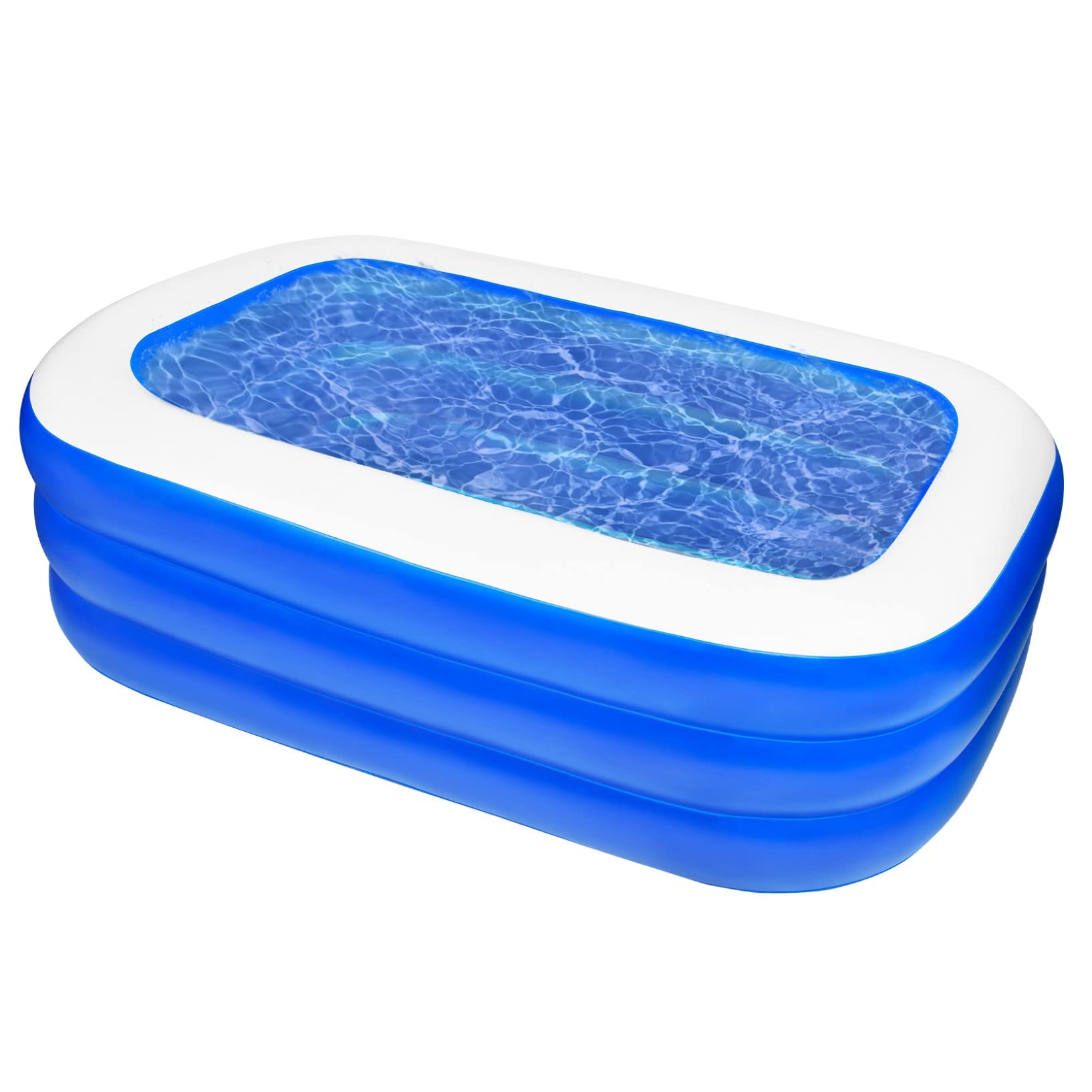 Best Inflatable Kiddie Pool with 3 Rings - Durable Kids Swimming Pool for Summer Fun, Toddler Paddling Pool for Backyard, Garden, Indoor & Outdoor Use - Perfect for Water Play, Ball Pit, and Family Parties