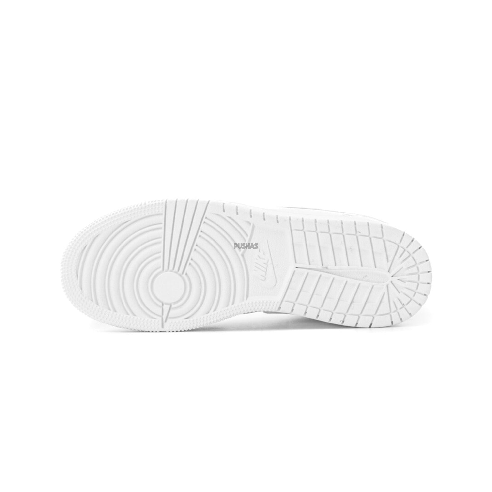 Air Jordan 1 Mid 'Triple White' GS Sneakers for Girls (2023) - Comfortable Basketball Shoes for School, Sports & Casual Wear