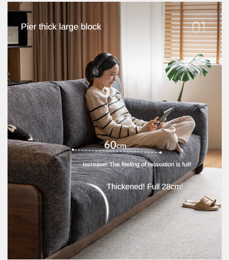 Premium Black Walnut Solid Wood Italian Style Luxury Furniture - Perfect for Modern Living Rooms, Bedrooms & Office Spaces