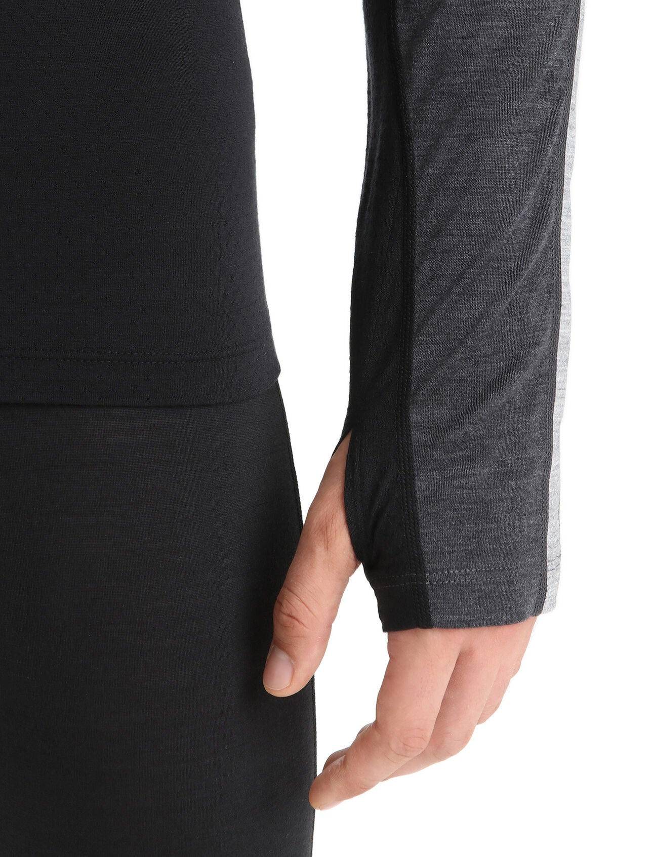 125 ZoneKnit™ Merino Blend Long Sleeve Thermal Base Layer Top for Men - Moisture Wicking & Odor Resistant - Perfect for Hiking, Skiing & Cold Weather Outdoor Activities
