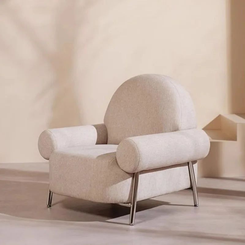 Modern White Poltronas Living Room Chair - Stylish & Comfortable Accent Seating for Home, Office, or Lounge Decor