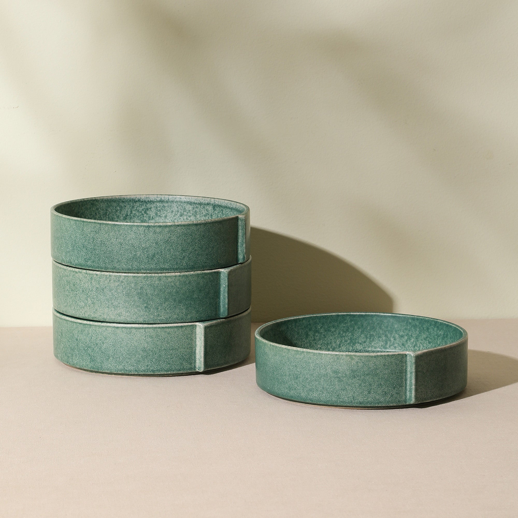 Premium Bao Stoneware Pasta Bowl - Eco-Friendly Green Ceramic Dish for Spaghetti, Salad & Soup - Perfect for Dining, Entertaining & Gifting