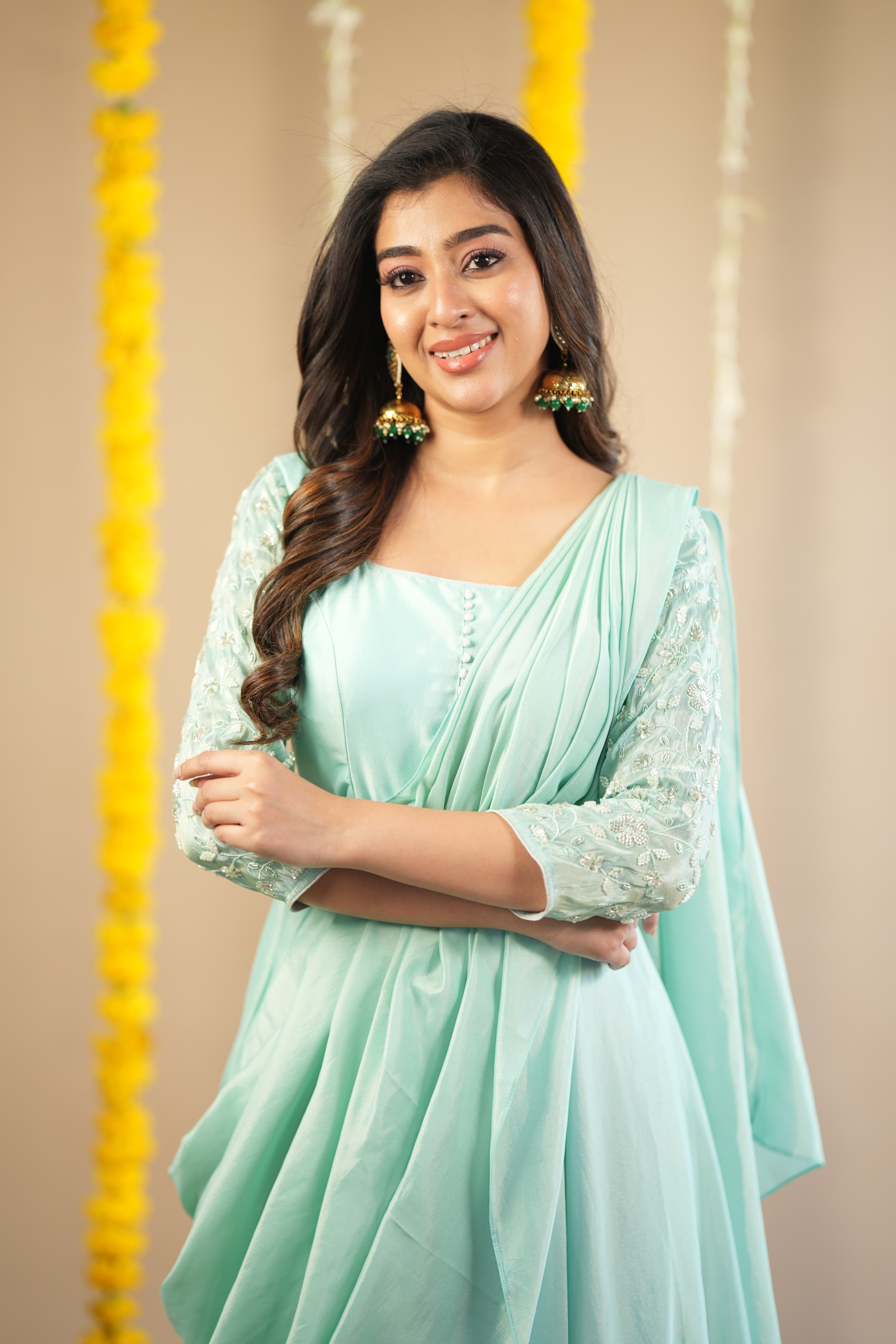DD603 Surabi Designer Drape Wear - Elegant Women's Fashion for Parties, Weddings & Special Occasions