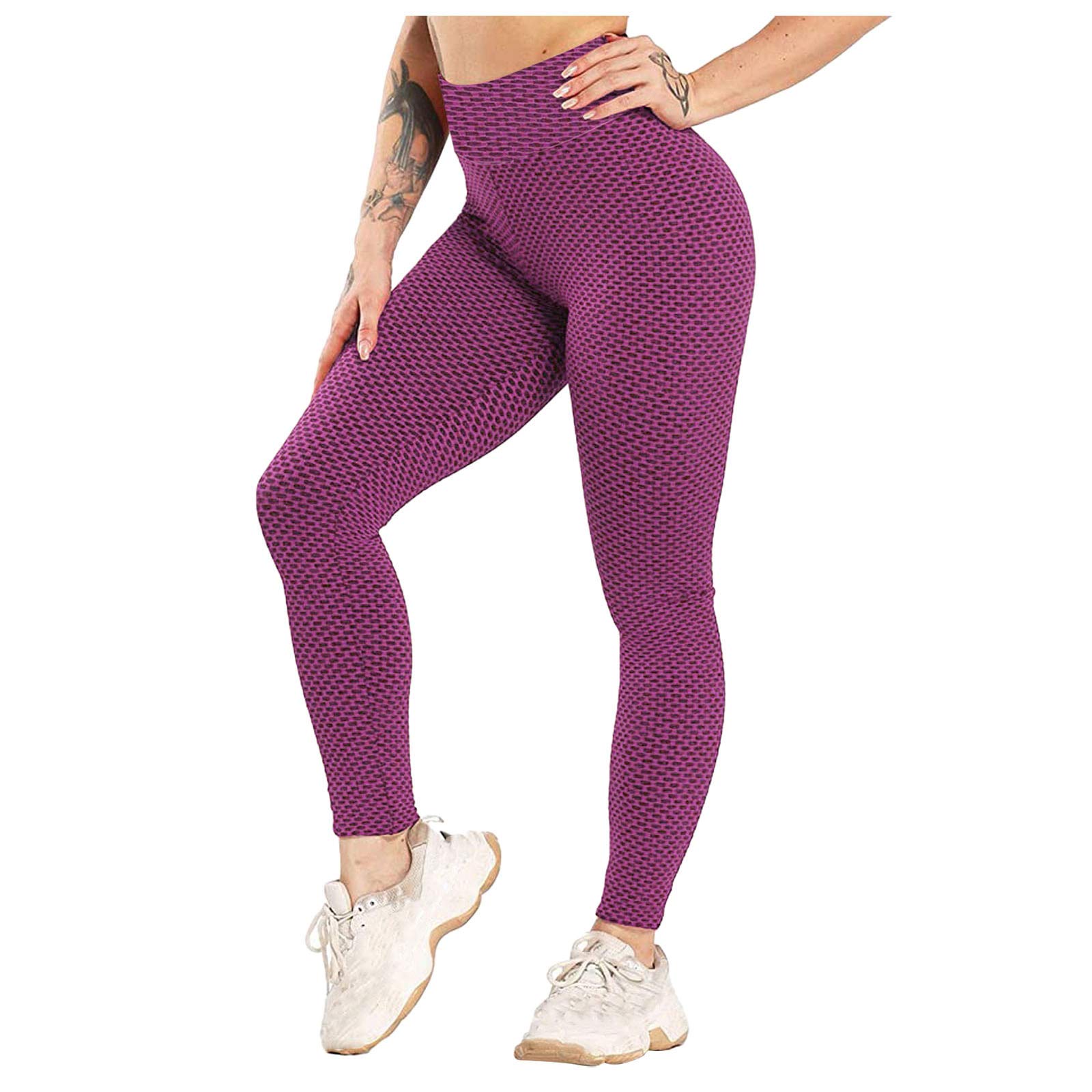 Women's Stretch Yoga Pants - High Waisted Fitness Leggings for Running, Workout & Activewear | Comfortable Gym Pants for Yoga, Pilates & Daily Wear