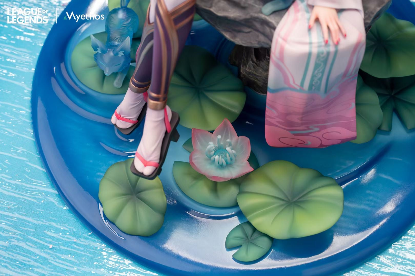 Myethos Studio League of Legends Soul Lotus Ahri Statue - Collector's Edition Anime Figure for Gamers & Fans | Perfect for Display, Gaming Room Decor, and Cosplay Inspiration