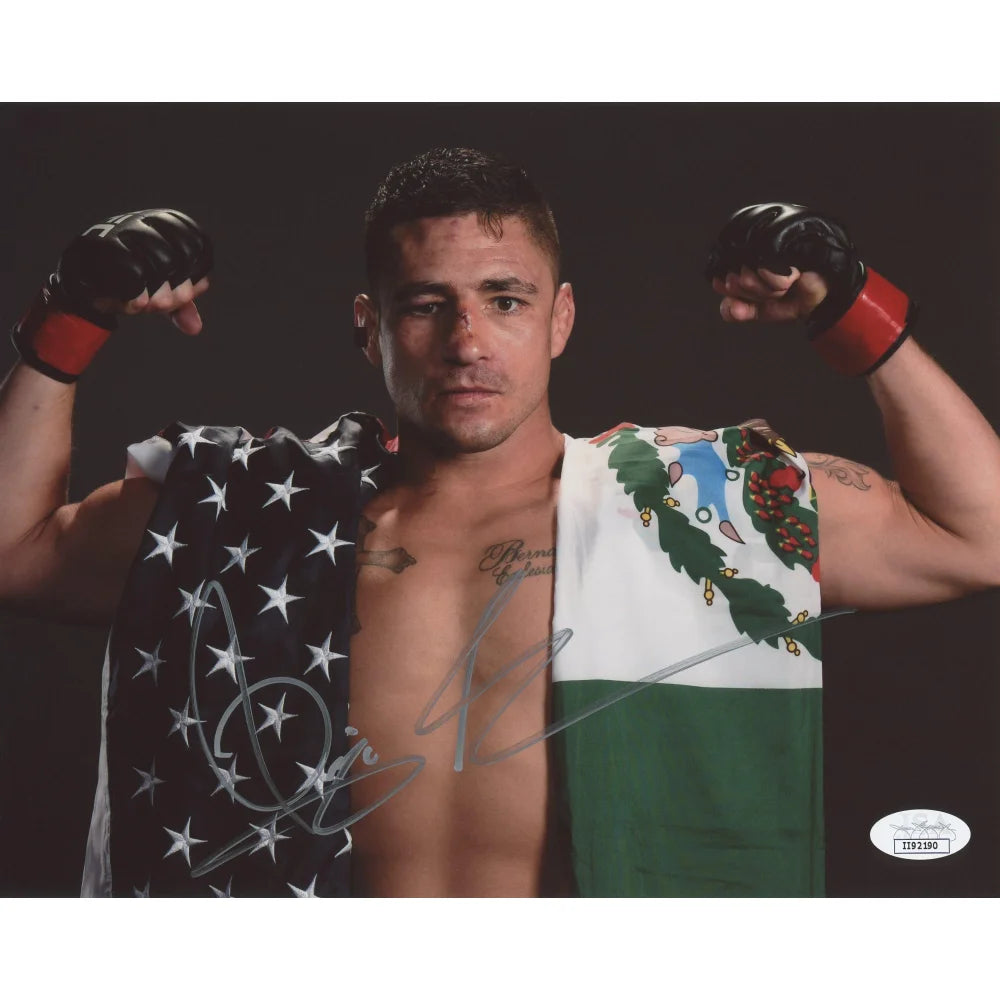 Diego Sanchez Autographed 8x10 Photo - Hand Signed UFC Fighter Collectible with JSA COA - Perfect for MMA Fans, Sports Memorabilia, and Home Decor