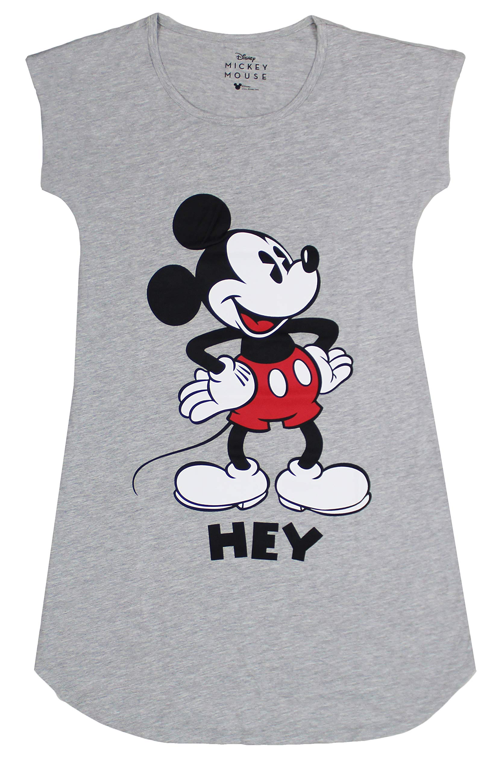 Disney Mickey Mouse Sleep Shirt for Women - Cute & Comfortable Nightwear for Dorm, Lounge & Sleepovers