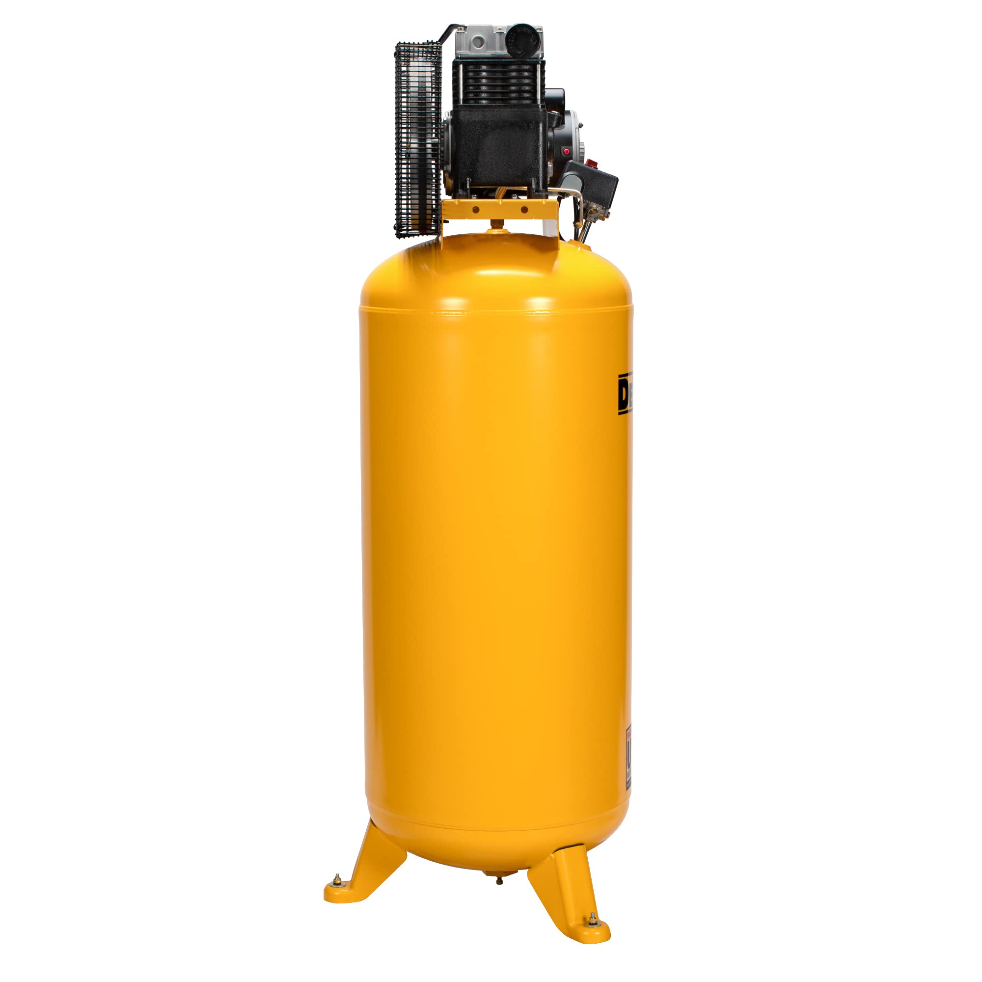 DEWALT 60 Gallon Vertical Air Compressor - 3.7 HP, 155 Max PSI Heavy Duty Stationary Air Compressor for Workshop, Garage & Industrial Use | Powerful Air Tool for Woodworking, Auto Repair & Construction Projects