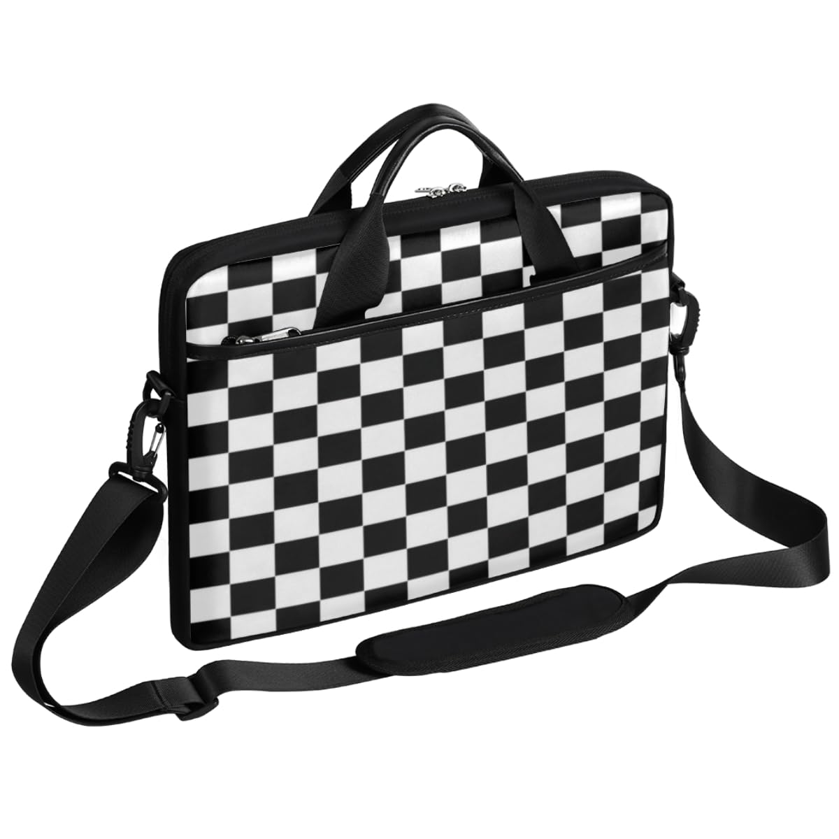 15.6 Inch Laptop Case for Men - Durable Briefcase Sleeve & Messenger Shoulder Bag for Work, School & Travel | Fits 15-15.6 Inch Laptops | Water Resistant Computer Bag for Business Professionals & Students