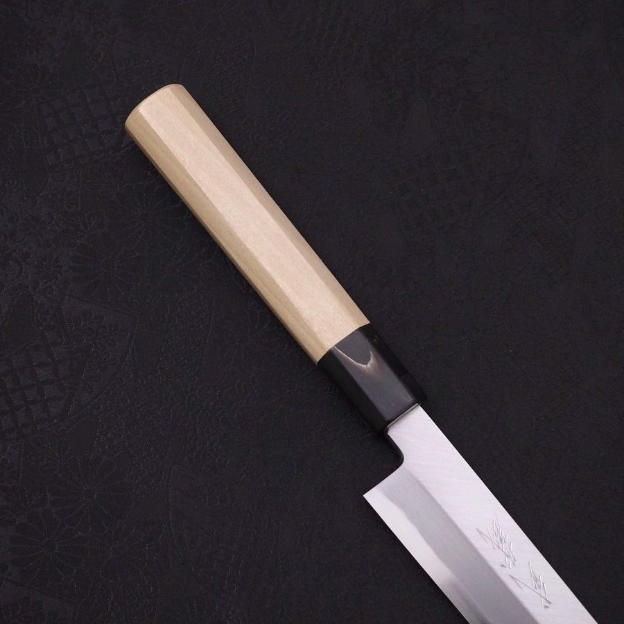 Premium Yanagi Kiritsuke Knife - Blue Steel #2 Kasumi Finish with Magnolia Buffalo Handle (270mm) - Ideal for Sushi, Sashimi & Japanese Cuisine Preparation