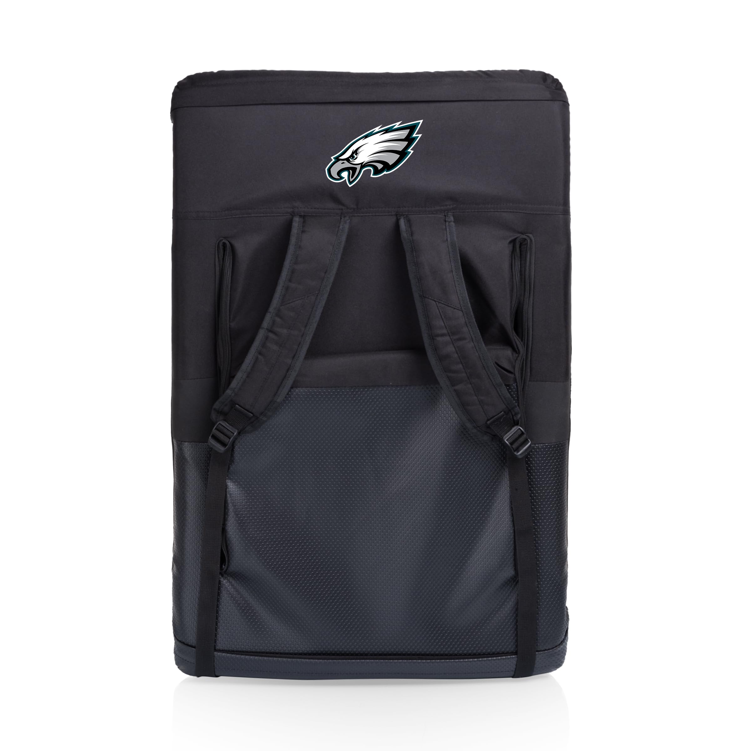 Philadelphia Eagles Ventura Portable Recliner Chair - Lightweight Folding Seat for Outdoor Sports, Tailgating, Camping & Beach Picnics (Black, Officially Licensed NFL Gear)
