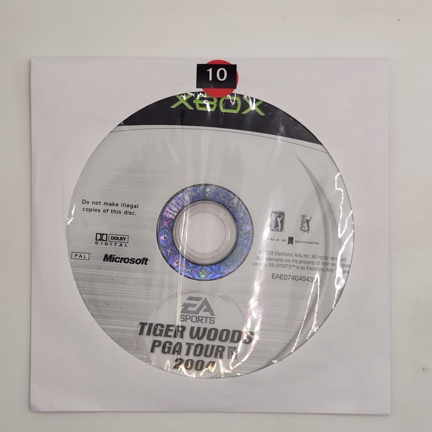 EA Sports Tiger Woods PGA Tour 2004 Xbox Original Game Disc - Classic Golf Video Game for Xbox Console - Perfect for Sports Fans & Retro Gaming Enthusiasts