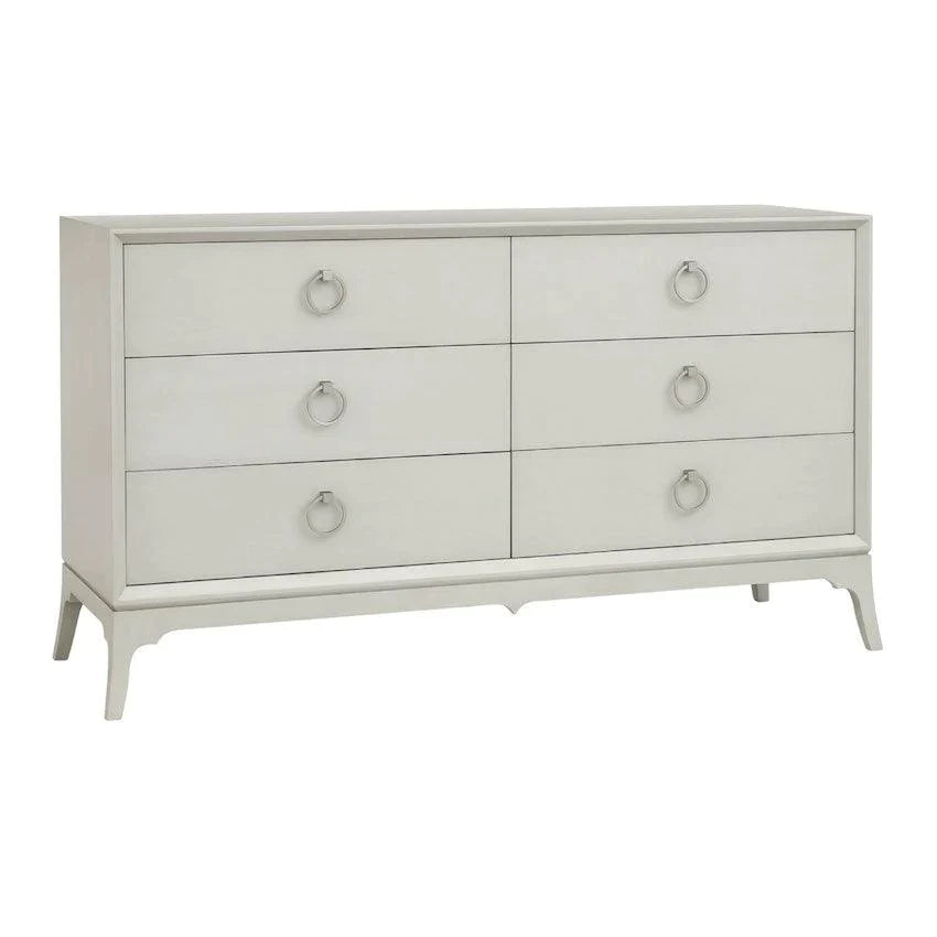 Bennett Six Drawer Dresser - Modern Wooden Chest of Drawers for Bedroom Storage | Perfect for Organizing Clothes, Linens & Accessories