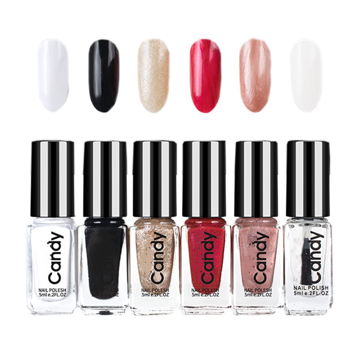Fast-Drying Long-Lasting Nail Polish Set for Women - Chip-Resistant Quick Dry Nail Varnish for Salon-Quality Manicures at Home | Perfect for Everyday Wear, Special Occasions & DIY Nail Art