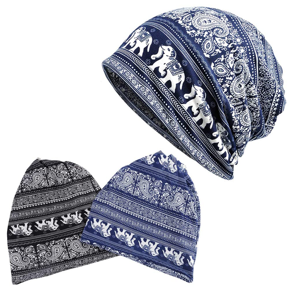 Women's Soft Stretchy Chemo Beanie Hat - Cozy Knit Slouchy Beanie for Cancer Patients, Winter & Everyday Wear - Perfect for Cold Weather, Hospital Visits and Comfortable Head Covering