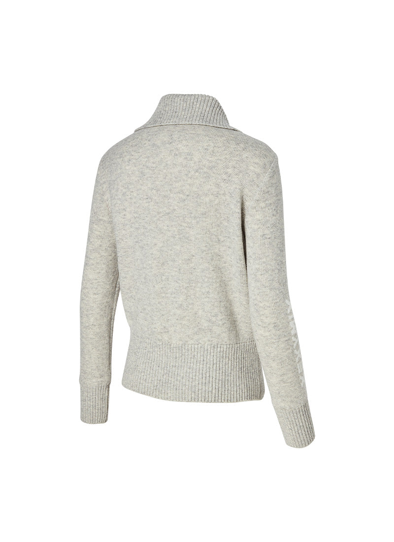 Women's Hybrid Knit Goose Down Jumper - Warm Winter Coat for Outdoor Activities & Casual Wear