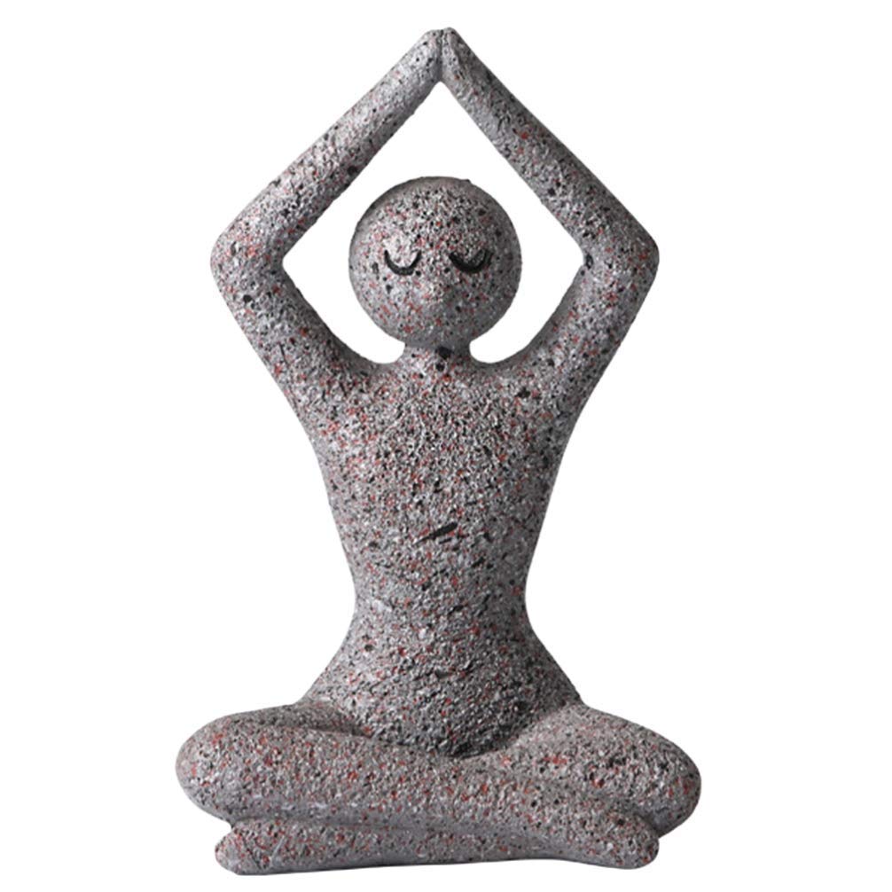 Creative Yoga Man Shape Resin Flower Pot - Colorful Desktop Decoration Vase for Home, Office, Garden & Courtyard | Perfect for Succulents, Small Plants & Desk Decor