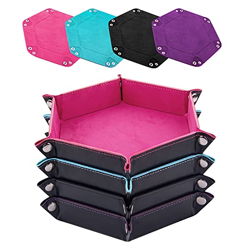 Rose Red, Light Blue, Black, Violet