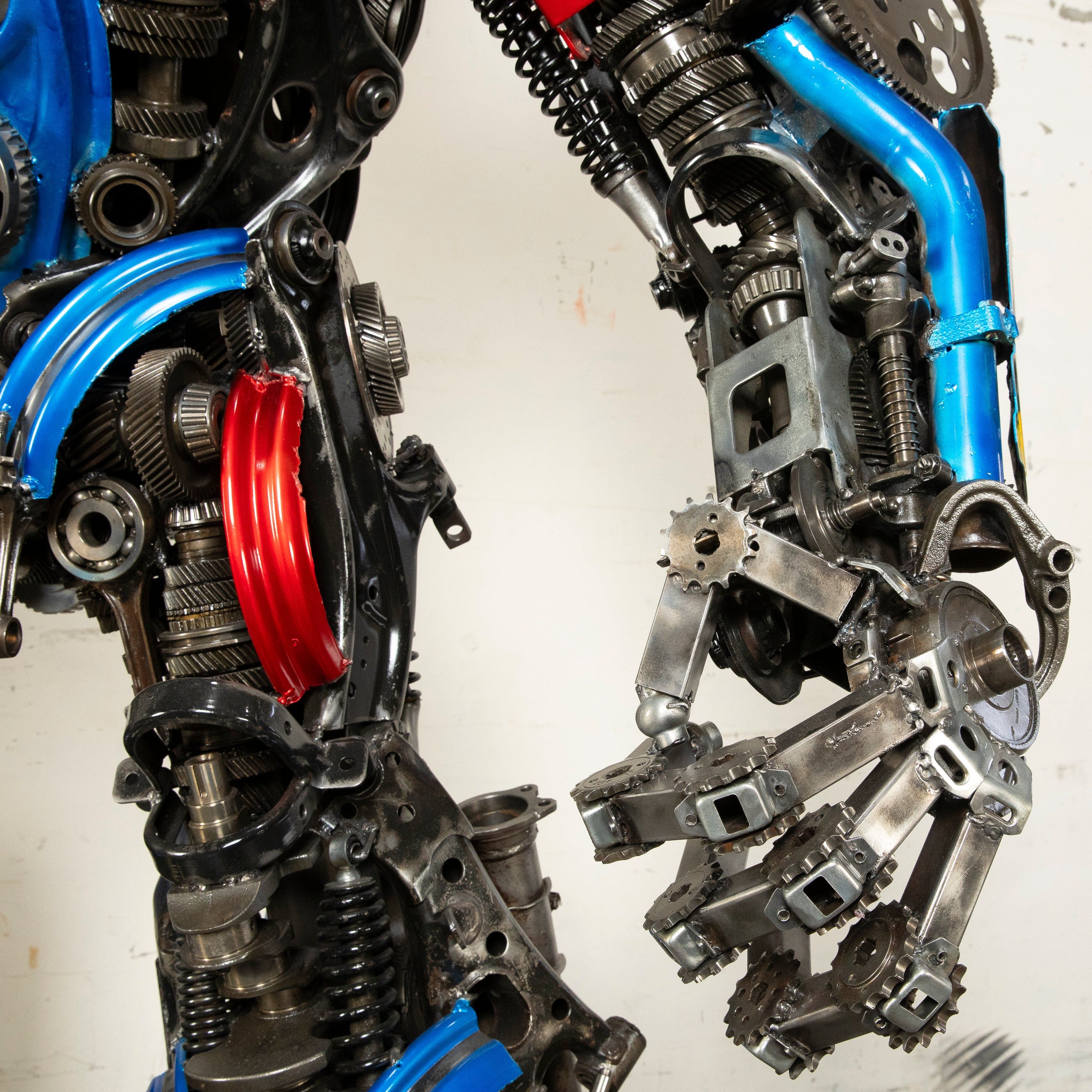Optimus Prime Inspired Recycled Metal Wall Art Sculpture - Transformers Collectible Home Decor for Man Cave, Office & Gifts