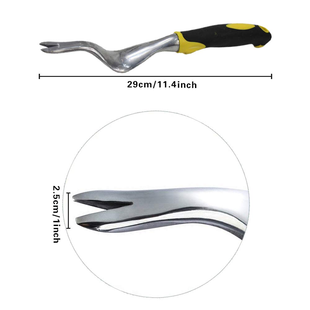 Manual Hand Weed Puller Tool - Ergonomic Weeding Tool for Garden, Farm & Lawn | Efficient Weed Removal & Transplanting | Perfect Gardening Gift for Men & Women | Ideal for Home Gardens, Farms & Landscaping