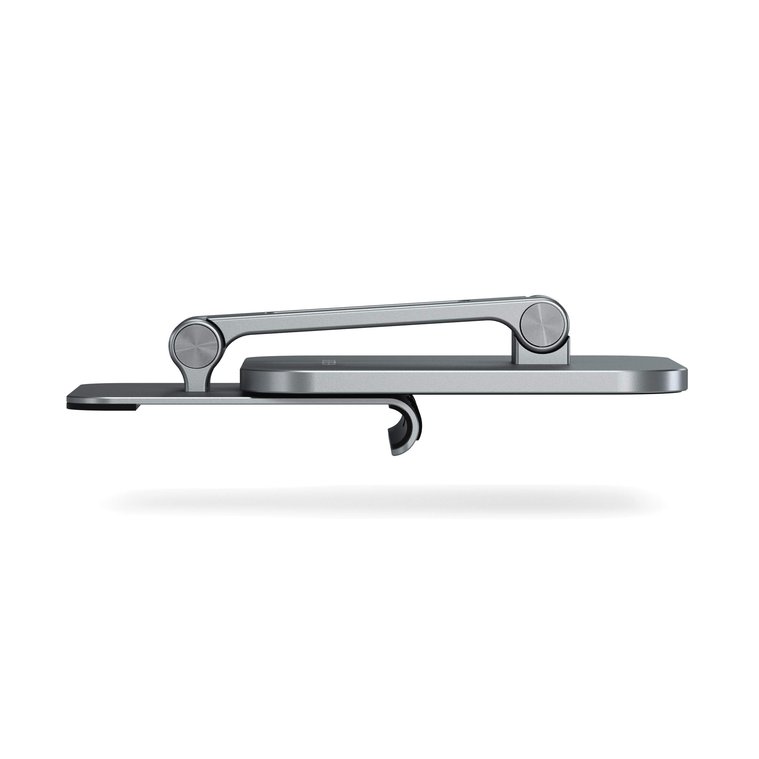 Satechi Aluminum Adjustable Desktop Stand with Soft Pads - Compatible with iPad Pro M2/M1, iPad Air M1, iPad Mini, iPhone 16/15/14 Series & More - Perfect for Home Office, Workstation & Tablet Viewing