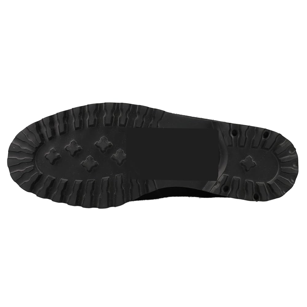 VANELi Women's Zivana Lug Sole Loafers - Comfortable Black Slip-On Shoes for Casual Wear, Work & Everyday Outfits