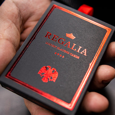 Regalia Red Playing Cards - Premium Signature Edition for Poker, Magic Tricks & Card Games | Elegant Design for Collectors & Card Enthusiasts