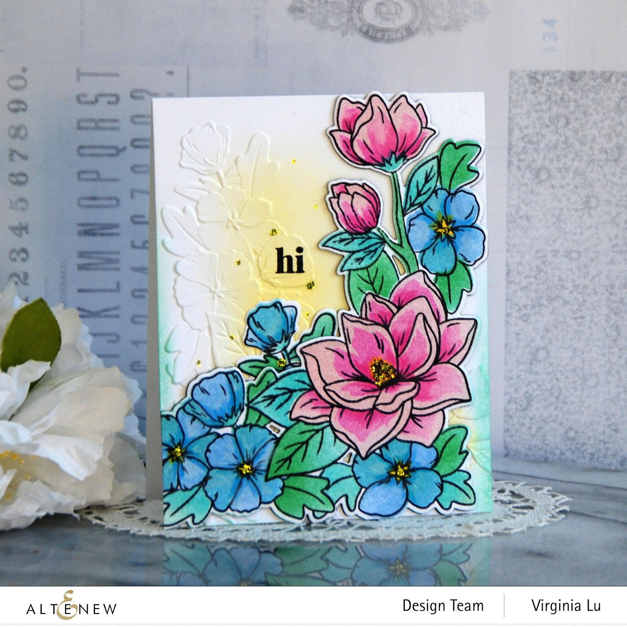 DIY Craft Your Life Project Kit: Magnolia & Blooms Floral Arrangement Set for Home Decor, Wedding Centerpieces, and Gift Ideas